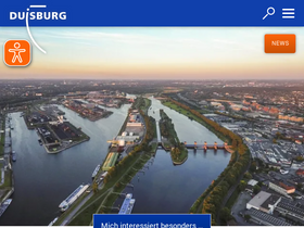 'duisburg.de' screenshot