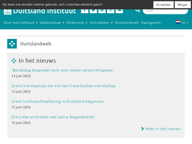 'duitslandinstituut.nl' screenshot
