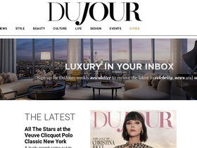'dujour.com' screenshot