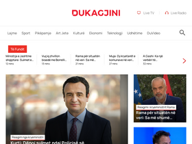 'dukagjini.com' screenshot
