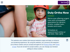 'dulyhealthandcare.com' screenshot