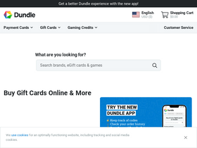 'dundle.com' screenshot