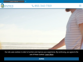 'dunesvillage.com' screenshot