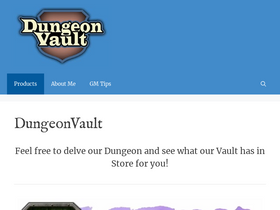 'dungeonvault.com' screenshot