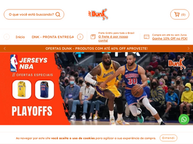 'dunk.com.br' screenshot