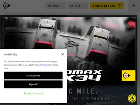 'dunlopmotorcycletires.com' screenshot