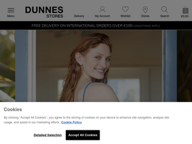 'dunnesstores.com' screenshot