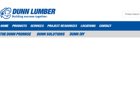 'dunnlumber.com' screenshot
