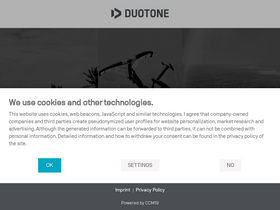 'duotonesports.com' screenshot