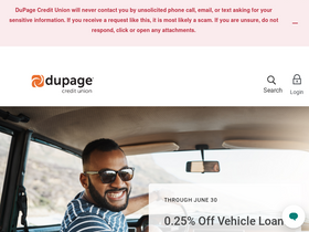 'dupagecu.com' screenshot