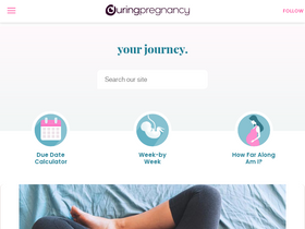 'duringpregnancy.com' screenshot