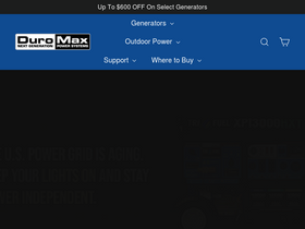 'duromaxpower.com' screenshot