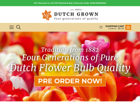 'dutchgrown.com' screenshot
