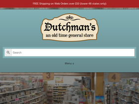 'dutchmansstore.com' screenshot