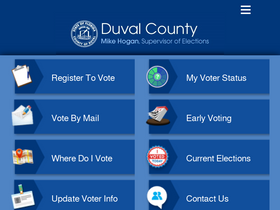 'duvalelections.com' screenshot
