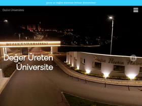 'duzce.edu.tr' screenshot