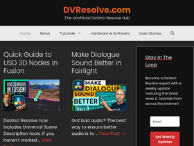 'dvresolve.com' screenshot