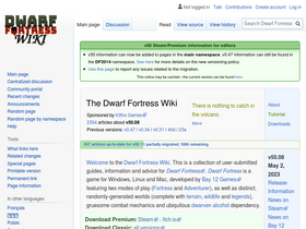 'dwarffortresswiki.org' screenshot