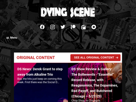 'dyingscene.com' screenshot