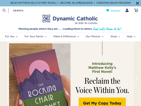 'dynamiccatholic.com' screenshot