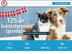 'dyrevaernet.dk' screenshot