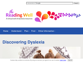 'dyslexia-reading-well.com' screenshot