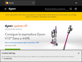 'dyson.es' screenshot