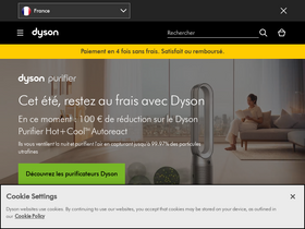 'dyson.fr' screenshot
