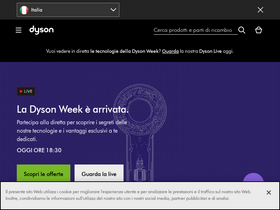 'dyson.it' screenshot
