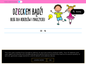'dzieckiembadz.pl' screenshot