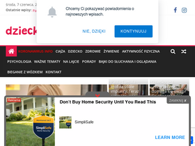 'dzieckoifigura.pl' screenshot
