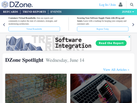 'dzone.com' screenshot