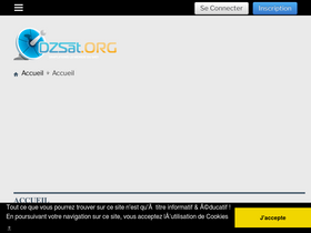 'dzsat.org' screenshot