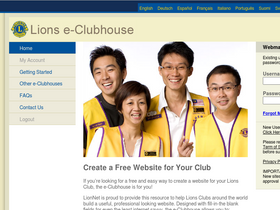 'e-clubhouse.org' screenshot