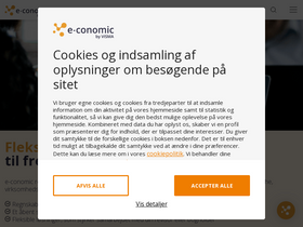 'e-conomic.dk' screenshot
