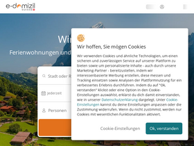 'e-domizil.ch' screenshot