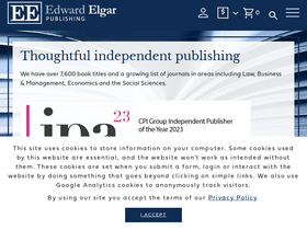 'e-elgar.com' screenshot