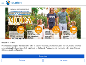 'e-leclerc.es' screenshot