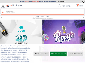 'e-liquide-fr.com' screenshot