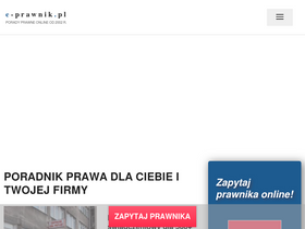 'e-prawnik.pl' screenshot