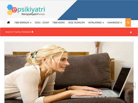 'e-psikiyatri.com' screenshot