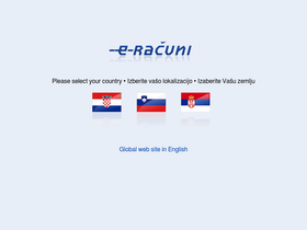 'e-racuni.com' screenshot
