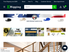 'e-rigging.com' screenshot