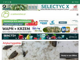 'e-sadownictwo.pl' screenshot