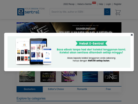 'e-sentral.com' screenshot