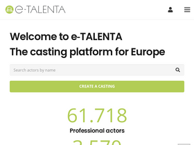 'e-talenta.eu' screenshot
