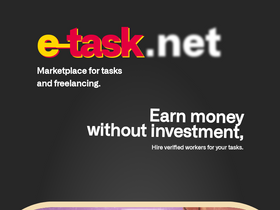 'e-task.net' screenshot