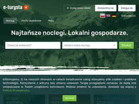 'e-turysta.pl' screenshot