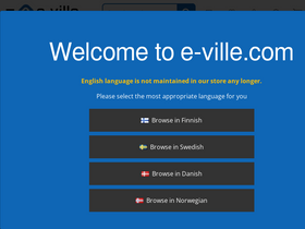 'e-ville.com' screenshot