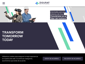 'e-zigurat.com' screenshot